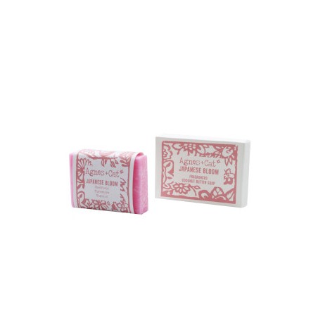 140 g Savon Artisanal - Fleur Japonaise - Agnès&Cat