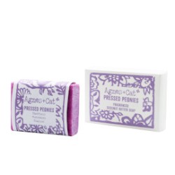 Savon artisanal 140g - Pivoines pressées -...