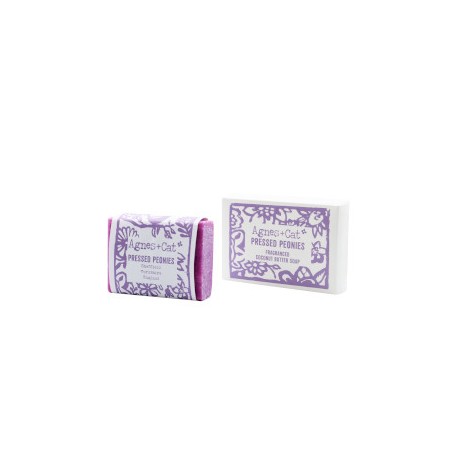 140g Handmade Soap - Pressed Peonies - Agnes&Cat