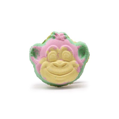Fun Bath Bomb - Monkey - Guava and Strawberry - 90g