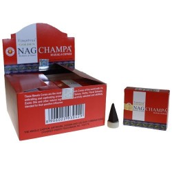 Cones de Incenso GOLDEN NAG Champa - Caixa com...