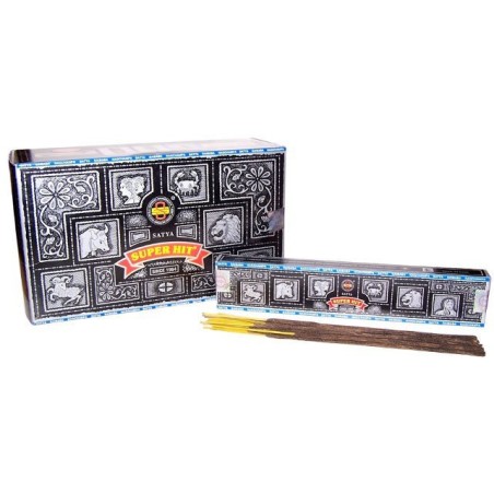 Incienso Satya Nagchampa Super Hit - 1 cajetilla de 15gr.