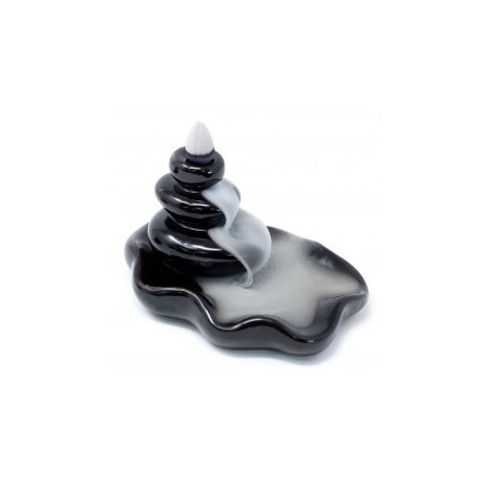 Reverse Flow Incense Burner: Large Stones in the Pool