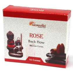 Conos de Incienso Reflujo Aromatika - Rosa - 10 unidades