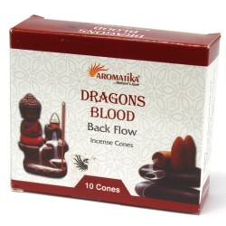 Conos de Incienso Reflujo Aromatika - Sangre de Dragon - 10 unidades