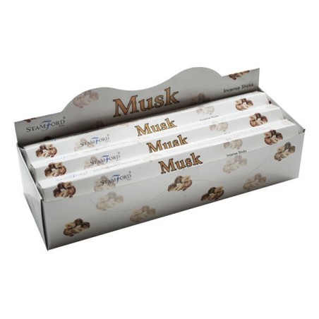 STAMFORD Premium Incienso Almizcle - Musk - 1 cajetilla de 20 barritas.