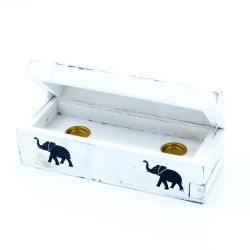 Räucherstäbchenhalter in Weiß - Schachtel mit...