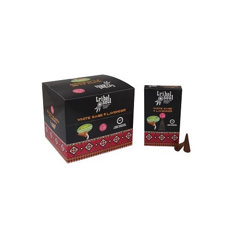 Tribal Soul Reflux Incense - White Sage + Lavender