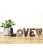 LETRAS DE MADERA DECORATIVA