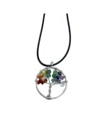 LEVENSBOOM EDELSTENEN HANGER