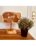 KERZENHALTER AUS HOLZ